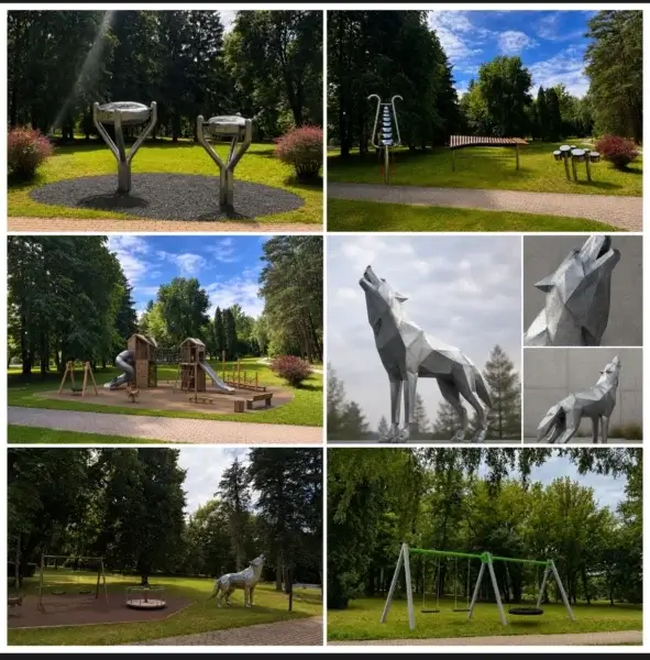 Laisvalaikio erdvės sukūrimas Vilainių parke
